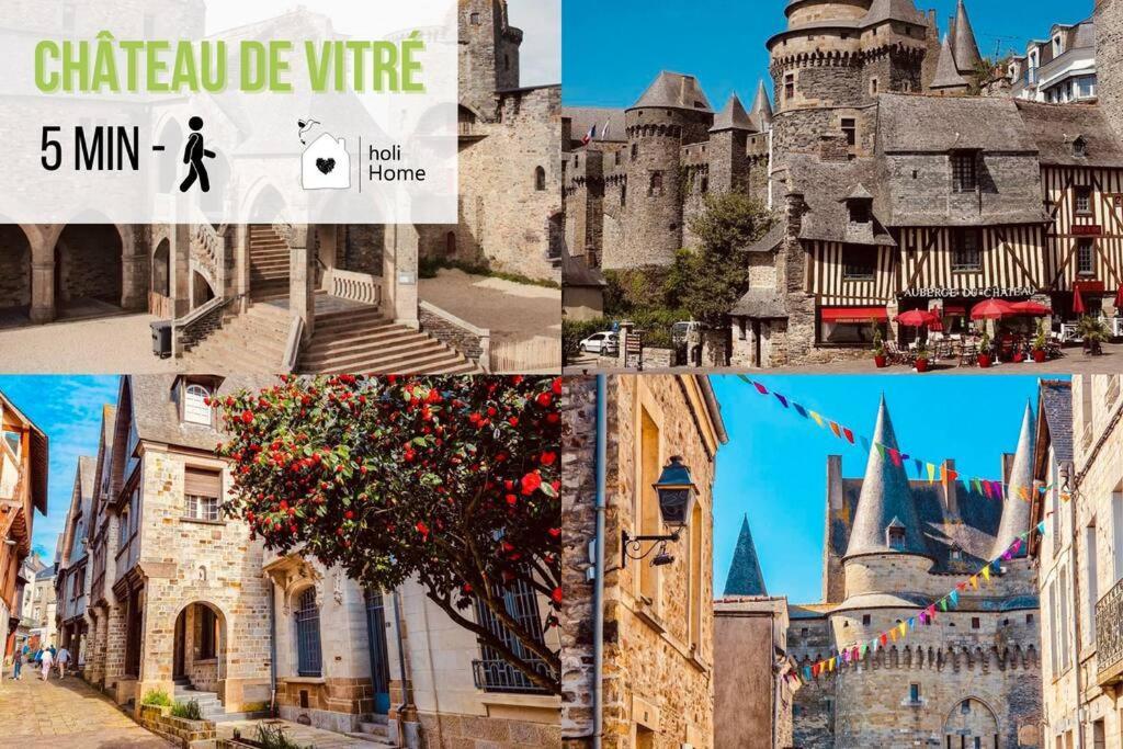 H3 Charmante Maison Sur La Vilaine Pres Du Chateau Vitré Esterno foto